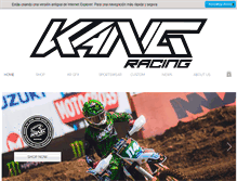 Tablet Screenshot of kangracing.com